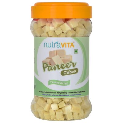 Nutra Vita Freeze Dried Paneer Cubes, 200g