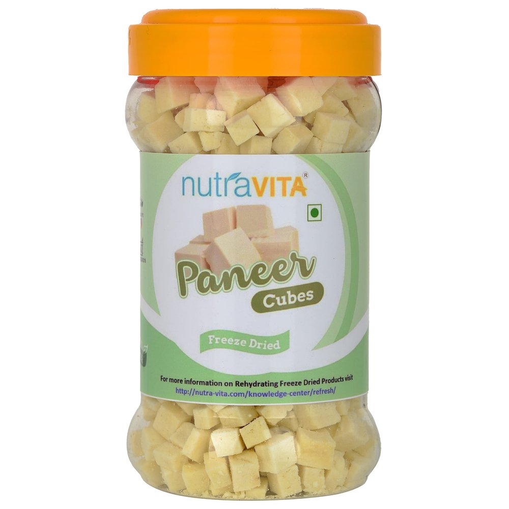 Nutra Vita Freeze Dried Paneer Cubes, 200g