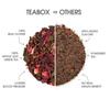 Teabox Hibiscus Cinnamon Clove Green Tea | 25 Tea Bags | Natural Green Tea Infused with Hibiscus, Clove & Cinnamon | Soothing & Spicy Floral Blend view 2
