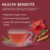 Teabox Hibiscus Cinnamon Clove Green Tea | 25 Tea Bags | Natural Green Tea Infused with Hibiscus, Clove & Cinnamon | Soothing & Spicy Floral Blend view 3