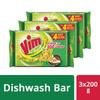 Vim Dishwash Bar - 200 g (Pack of 3) view 2
