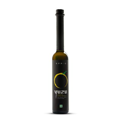 Sprig All Natural Yuzu Extract | Authentic Japanese Yuzu | For Cocktails, Mocktails, Baking Cakes, Whipped Cream, Pastries, Desserts & Beverages | Vegan | 120 g