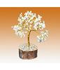 S.L Enterprises Stone Feng Shui Gemstone Crystal Bonsai Fortune Money Tree For Good Luck, Wealth & Prosperity Spiritual Gift, Standard, Clear, 1 Piece view 1
