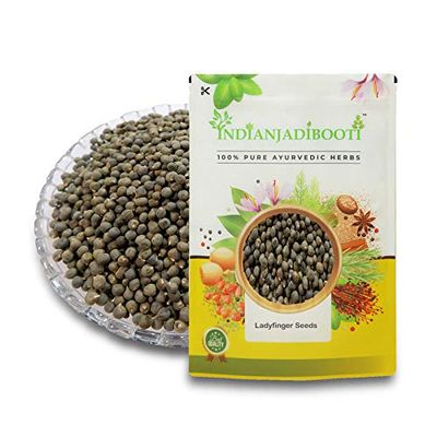 IndianJadiBooti Bhindi (Okra/Lady finger) Seeds | Nutrient-Rich | 900 Grams Pack