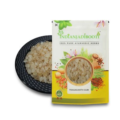 IndianJadiBooti Gond Katira Pure (Edible Gum) | Tragacanth Gum | High Cooling Properties Herbal Food | Super Food, 900 Grams