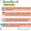 IndianJadiBooti Gond Katira Pure (Edible Gum) | Tragacanth Gum | High Cooling Properties Herbal Food | Super Food, 900 Grams view 3