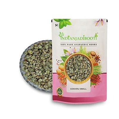 IndianJadiBooti Gokhru Small - Gokharu Chota - Tribulus terrestris, 400 Grams