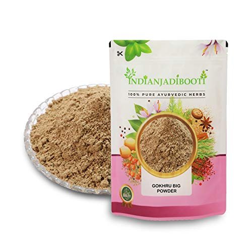 IndianJadiBooti Gokhru Bada Gokshura Tribulus Terrestris Powder, 400 Grams Pack