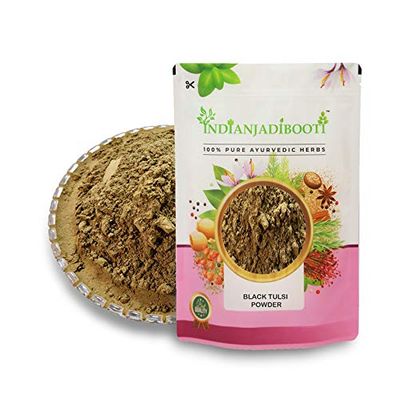 IndianJadiBooti Tulsi Basil Leaf Powder, 400 Grams Pack