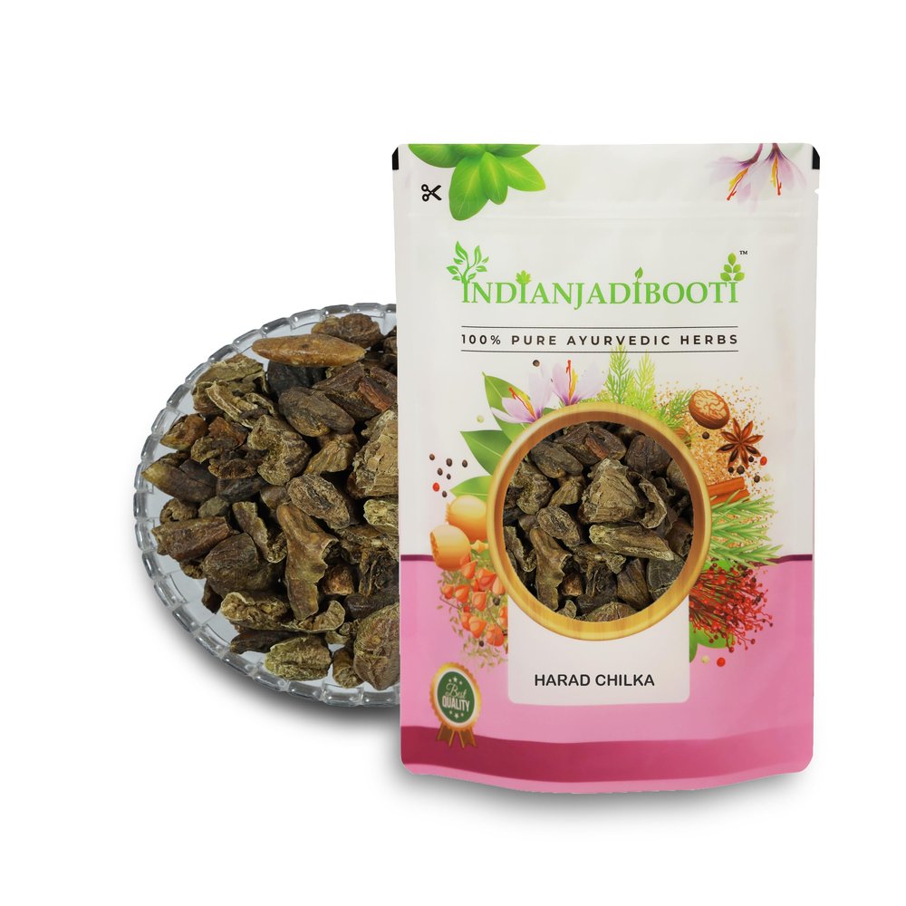 IndianJadiBooti Harad Badi Chilka Haritaki | Terminalia Chebula | Kadukkai | Kadukka | Badi Harar Chilka | Ayurvedic remedy for Digestive Health, Gastric Troubles, Constipation | 400 Grams Pack