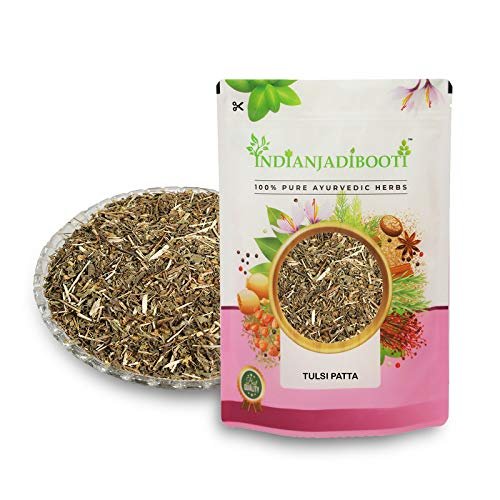 IndianJadiBooti Tulsi Basil Leaf, 400 Grams Pack