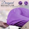 4, Lilac: London Linens Pack Of 4, Premium Extra Thick Flannel Massage Table Face Rest Cover Cozies, Includes 4Pcs (Lilac) view 4