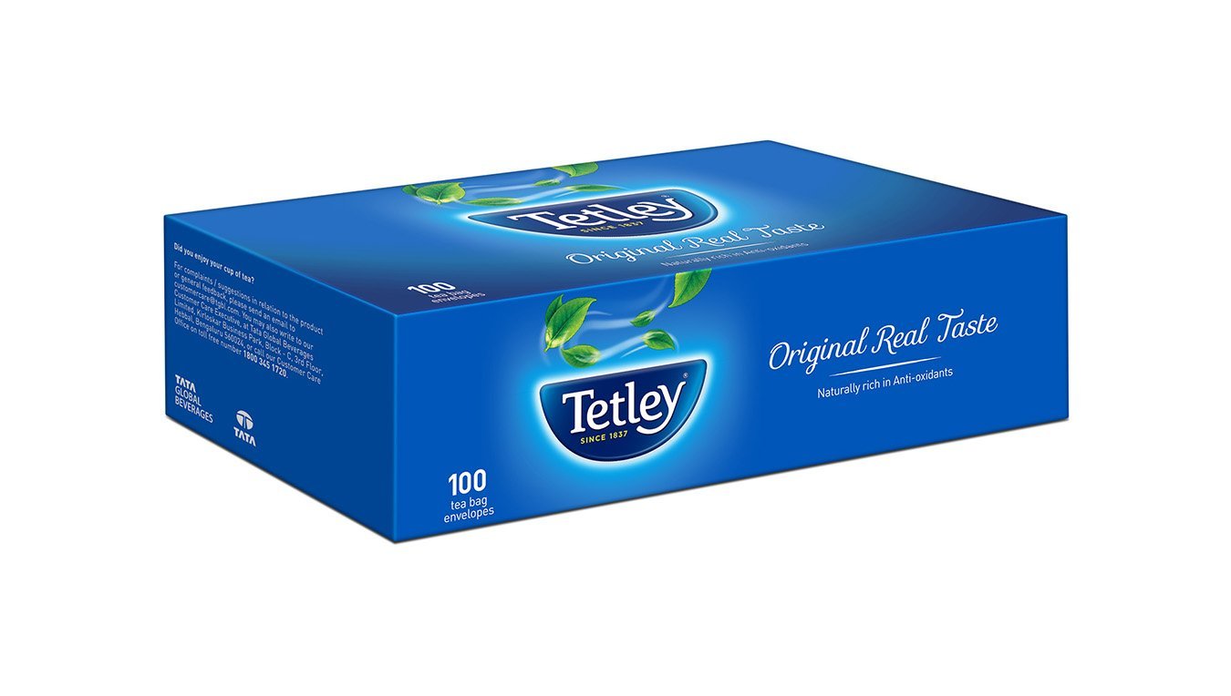 Tata Tetley Tea Bags (100 Dips Pack)