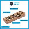 Go Grub - Peanut Blueberry Snack Bar | Crunchy Energy Bars with Whole Nuts, Real Dried Berries | No Preservatives | 100% Vegetarian | Healthy Breakfast, Evening & Midnight Snack | Pack of 10 view 4