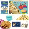 BOGATCHI Eid Mubarak Gift Pack, Premium Eid Special Gift for Family, Sweets and Dry Fruits for Eid, Traditional Soan Papdi (250g)+ Afgani Raisins (100g) + Free Eid Mubarak Greeting Card view 1