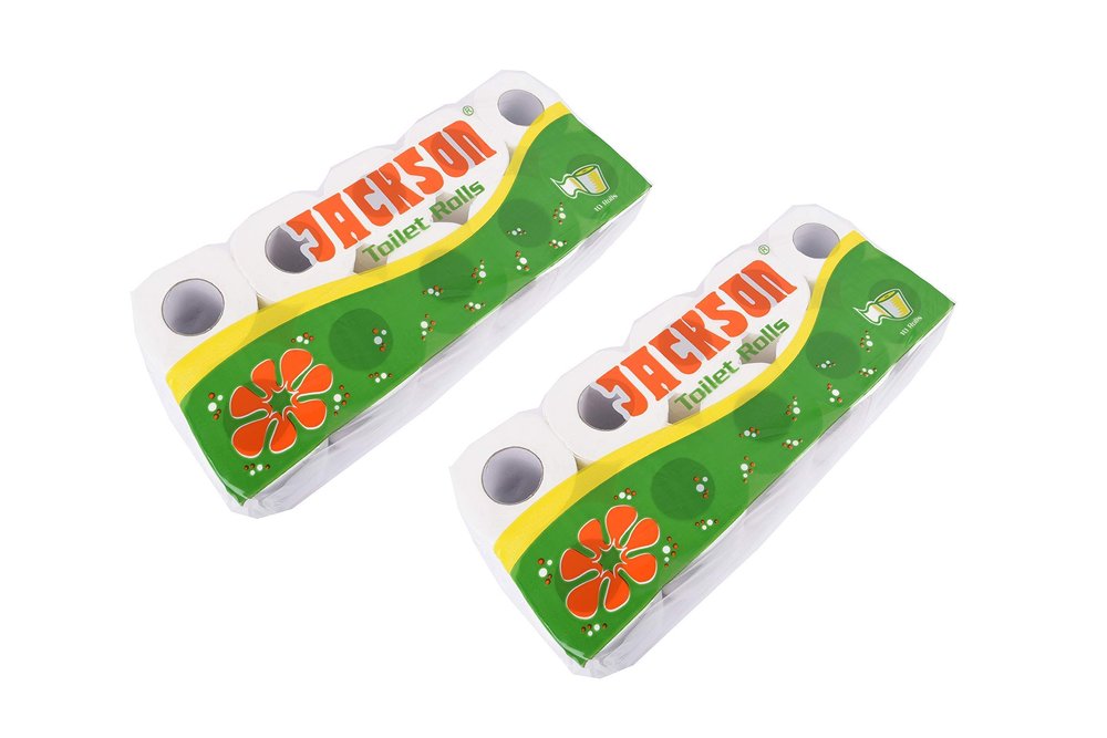 Jackson Toilet Paper 2 Ply (Pack of 20 Rolls) 270+ Tissue Paper Pulls/Roll Guaranteed! - 5400+ Tissue Pulls