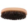 Beard Brush Men Natural Faux Boar Bristle Wood Handle Military Pocket Mustache Beard Grooming Comb Brush view 4
