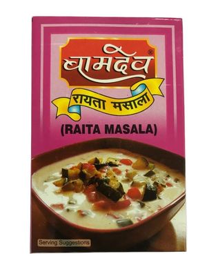 Bamdev Natural Raita Masala (Powder)Dahi Bhalla Lassi 50 GMS (Pack of 5)