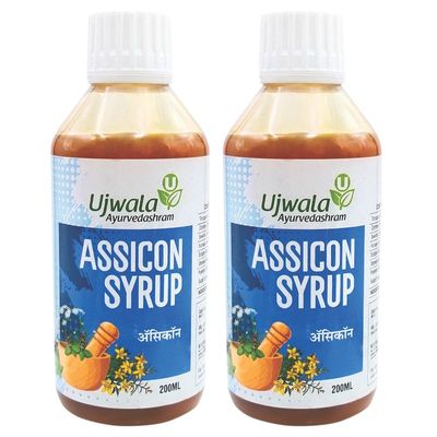 Ujwala Ayurvedashram Assicon Syrup - Pack of 2