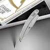 BRV MEN Straight Razor | 100 Single Edge Lord Platinum Saloon Blades | 100% Stainless Steel | Professional Shavette For Close Shaving | Exquisite Design For Classy Gentlemen | Straight Raz view 2