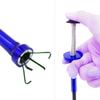 Junrbx 01: Stereotype Four-Claw Magnetic Gripping Tool,Claw Magnetic Pick-Up Tool, Light Stainless Steel Spring Can Be Fixed In Different Shapes Without Bounce 2 In 1 Magnetic Pickup view 3