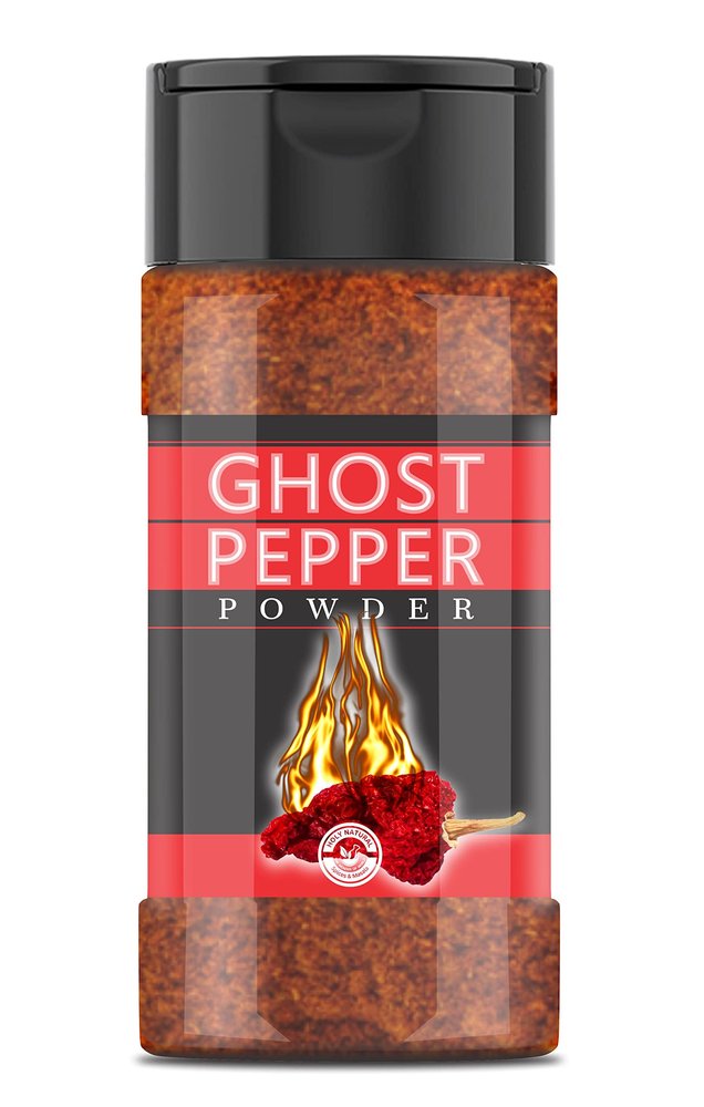 Holy Natural - The Wonder of World Ghost Pepper Powder 100 Gm|Also Called Bhut Jolokia Chilli Powder|Extremely Hot Chilli Powder,It Is The World's Hottest Chilli Powder