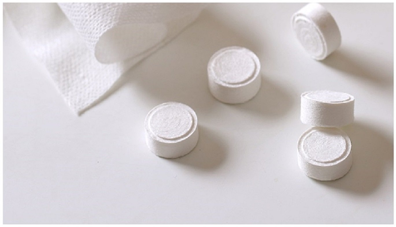 Dr Kleenz Compressed/Magic Napkin/Coin Tissue (100 Candy Packs)