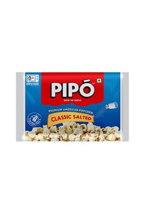 Pipo Microwave Popcorn Classic Salted, 33g (Pack of 5)