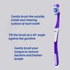 aquawhite Star Cop Toothbrush, Advanced Strain Removing Cup Bristles, (Pack of 4), Color May be Vary view 4