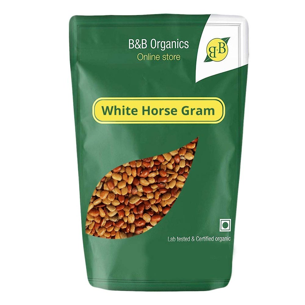 B&B Organics White Horse Gram(2 kg)/Traditional Lentil/Vellai Kollu Paruppu