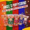 Angels Puffycorns Flavoured Ready to Eat PopCorn - Mix Flavour - Pack of 6 Units (2 Cheese, 1 Tangy Tomato, 1 Butter Salted, 1 Peri Peri & 1 Caramel) view 3