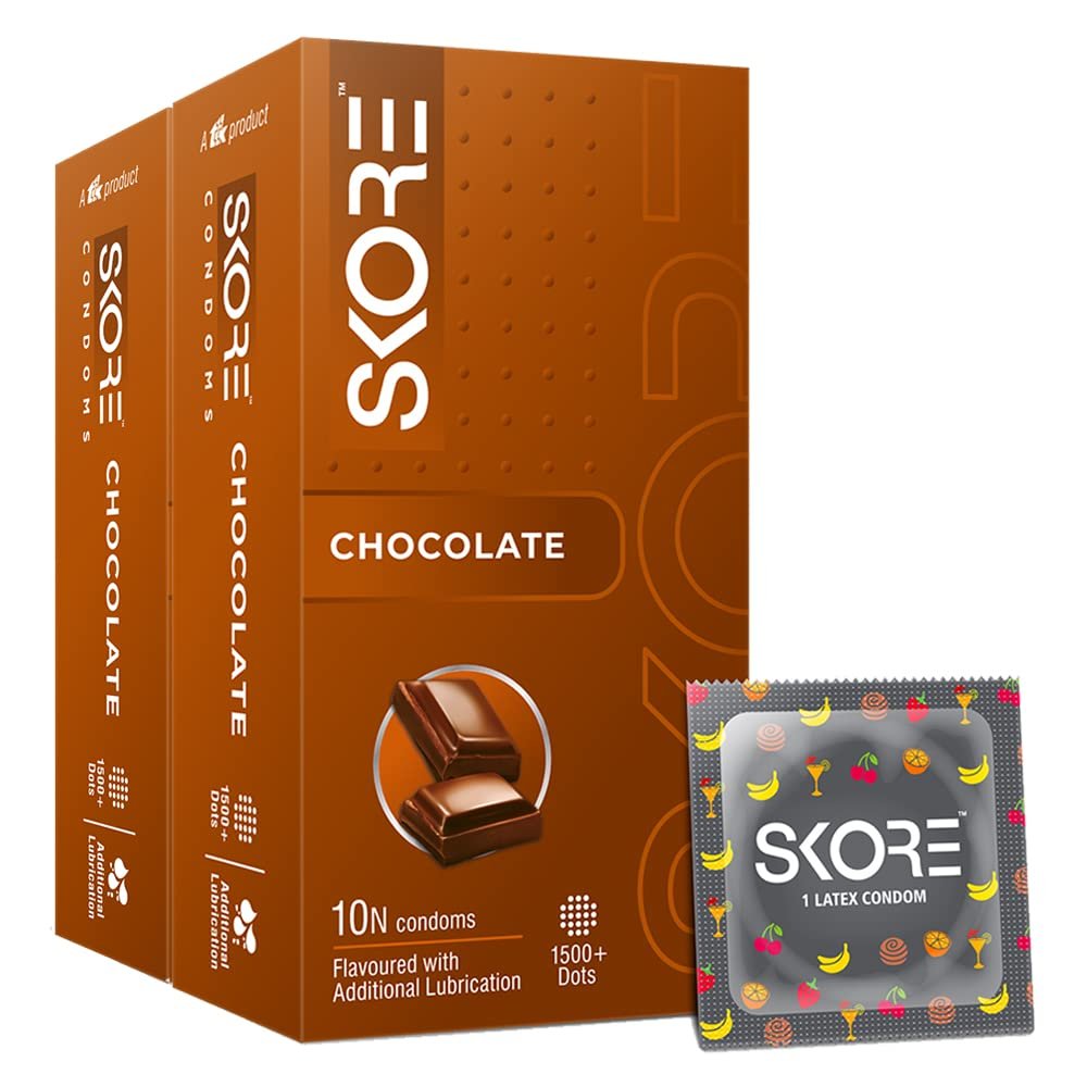 Skore Chocolate Condom (Set of 2, 20S)