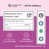 Carbamide Forte Biotin Tablets For Hair Growth | 10000 mcg Biotin Supplement | Hair Supplements for Women and Men | 120 Veg Hair Growth Tablets view 2