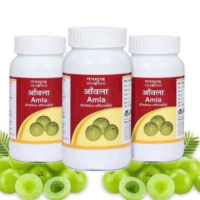 Tansukh Amla Powder Churna 100 gm - Pack of 3 | Emblica officinalis | Amalaki Powder | Indian Gooseberry Powder | Total Quantity - 100 gm x 3 = 300 gm)