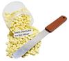No Strip White Chocolate Flavor Depilatory Wax Pearl Hair Removal Hot Wax Beans, 100 grams With Plastic Knife view 1