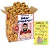 BOGATCHI Mr.POPP's Crunchy Caramel Popcorn, Handcrafted Gourmet Popcorn, Best Birthday Gift, 375g + Free Happy Belated Birthday Greeting Card view 1