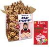 BOGATCHI Mr.POPP's Dark Chocolate Popcorn, Handcrafted Gourmet Popcorn Party Snacks, 100% Crunchy Delicious Fully Popped Corns,, Perfect Anniversary Gift, 375g + Free Happy Anniversary Greeting Card view 1