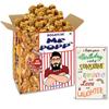 BOGATCHI Mr.POPP's Caramel Popcorn, 100% Mushroom Popped Crunchy Best Quality Kernels, Handcrafted Gourmet Popcorn, Best Birthday Gift for Girlfriend , 375g + Free Happy Birthday Greeting Card view 1