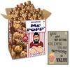 BOGATCHI Mr.POPP's Dark Chocolate Popcorn, 100% Mushroom Popped Crunchy Best Quality Kernels, Handcrafted Gourmet Popcorn, Best Birthday Gift for Mother , 375g + Free Happy Birthday Greeting Card view 1