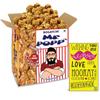 BOGATCHI Mr.POPP's Caramel Popcorn, 100% Crunchy HandCrafted Gourmet Popcorn Snacks | NO Microwave needed | Best Movie / TV Time Snack, Perfect Birthday Gift for father , 375g + FREE Happy Birthday Greeting Card view 1