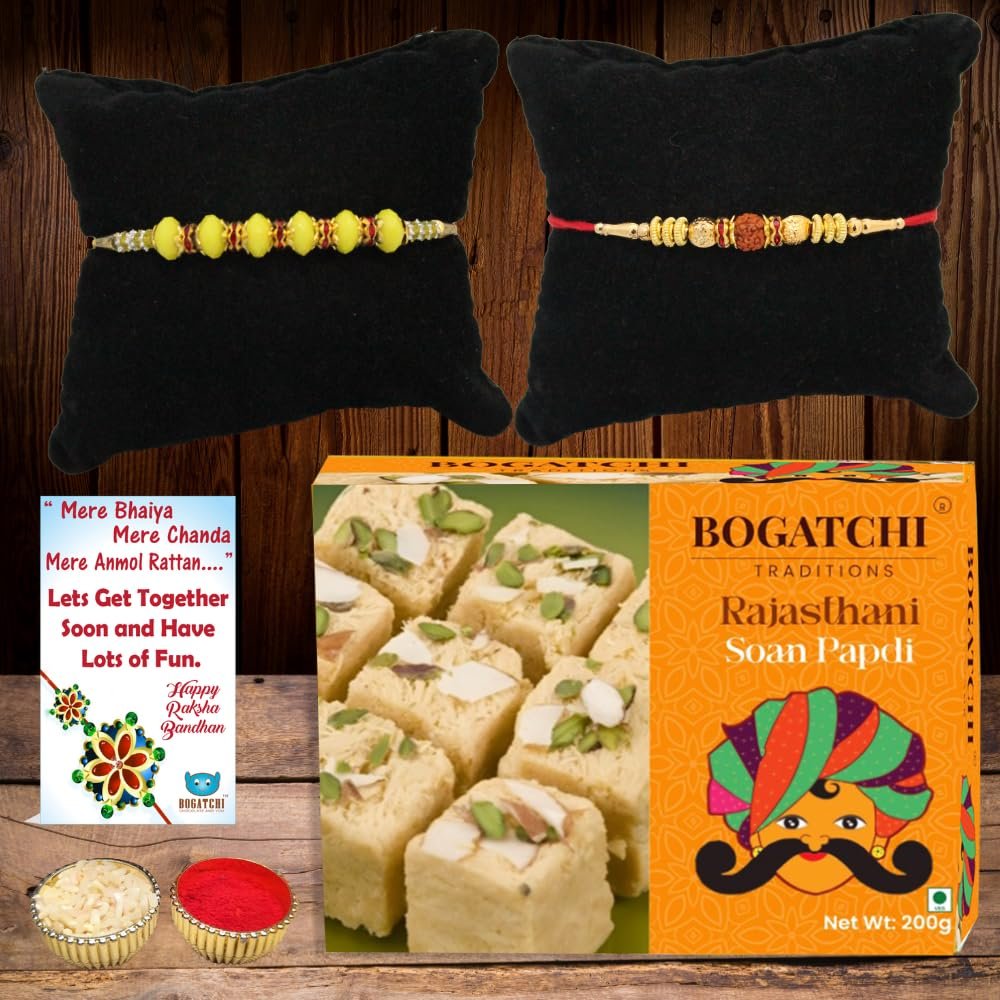BOGATCHI Cultural Special Soan Papdi, Premium Gift for Traditional Indian Celebrations, 200g