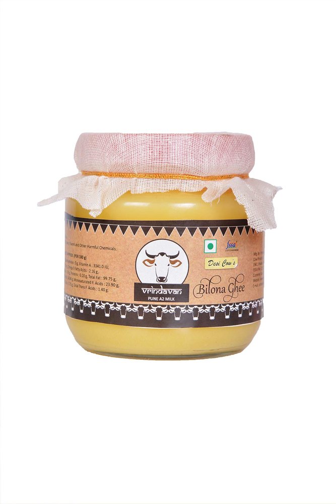 Vrindavan Desi Cow's A2 Bilona Ghee - 500 ML