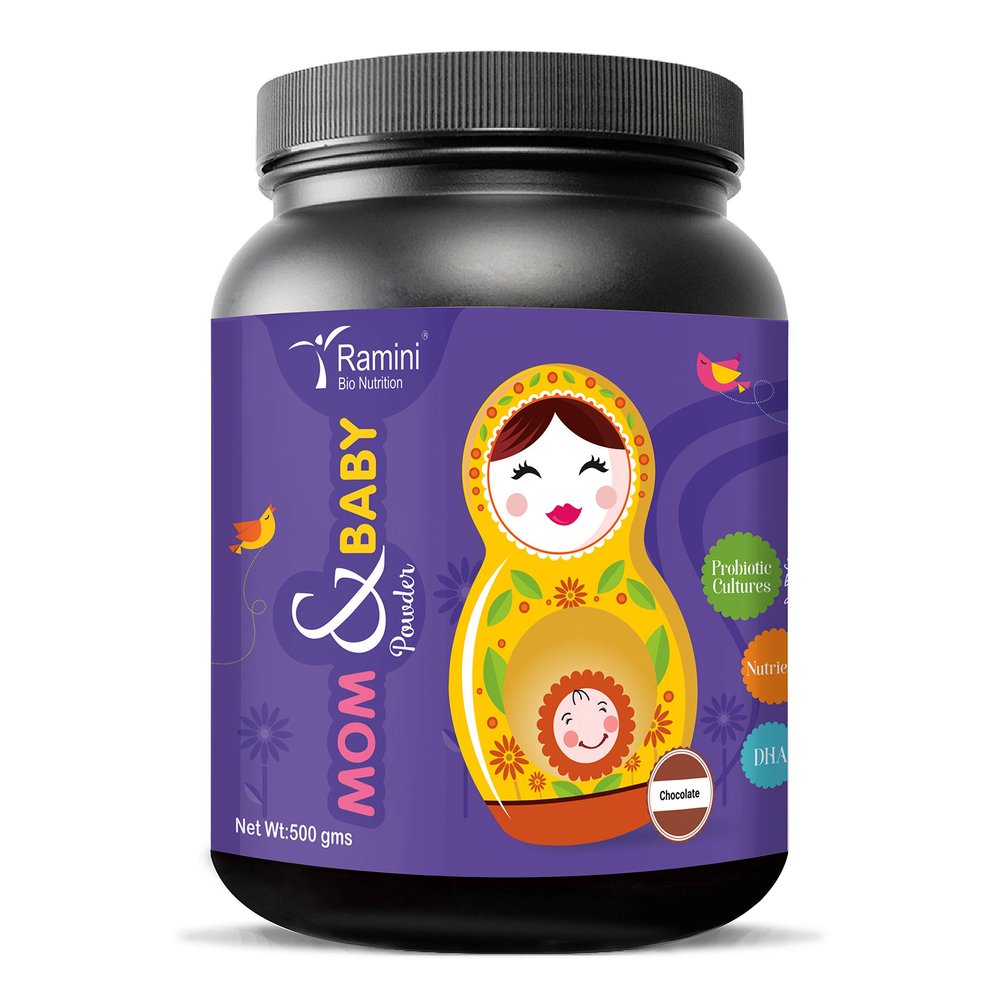 MOM & BABY NUTRITION SUPPLEMENT FOR PREGNANT WOMEN AND LACTATING MOTHERS 500 gms (Strawberry)