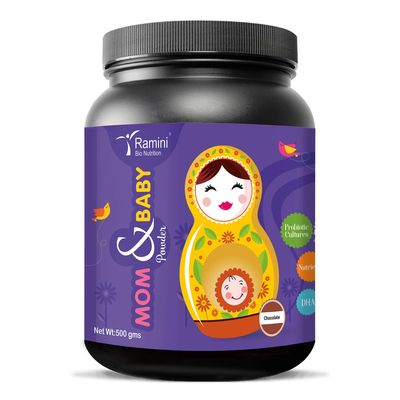 MOM&BABY NUTRITION SUPPLEMENT FOR PREGENANT WOMEN AND LACTATING MOTHERS 500 gms (Double Chocolate)