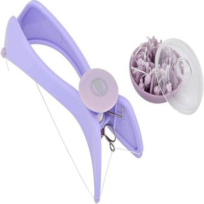 BE MALL Slique Eyebrow Face and Body Hair Threading and Removal System Tweezers for Women