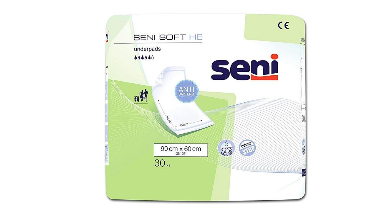 Seni Soft He Underpads - 30 Pieces (90 x 60 cm) (Pack of 1)