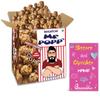 BOGATCHI Mr.POPP's Dark Chocolate Popcorn, 100% Mushroom Popped Crunchy Best Quality Kernels, Handcrafted Gourmet Popcorn, Perfect Rakhi Gift , 375g + Free Happy Rakhi Greeting Card view 1