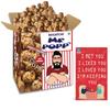 BOGATCHI Mr.POPP's Dark Chocolate Popcorn, Handcrafted Gourmet Popcorn, Best Anniversary Gift for Parents, 375g + Free Happy Anniversary Greeting Card view 1