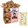 BOGATCHI Mr.POPP's Dark Chocolate Popcorn, 100% Mushroom Popped Crunchy Best Quality Kernels, Handcrafted Gourmet Popcorn, Perfect Rakhi Gift for Girl , 375g + Free Happy Rakhi Greeting Card view 1