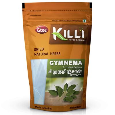 KILLI Gymnema sylvestre | Sirukurinjan | Madhunashini | Gurmar Leaves Crushed, 100g
